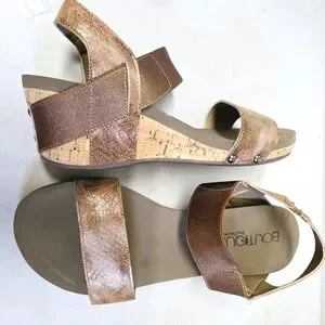 Corkys Shoes Boutique By Corkys Bandit Wedge Sandal Bronze